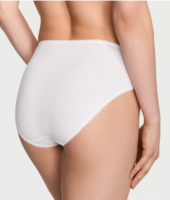 DUMMY - Panti Victoria secret de algodón pierna alta  Blanco  - XXL